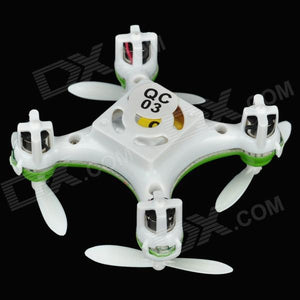 CHEERSON CX10 2.4GHz 4-CH Remote Control Quadcopter w/ Gyro - Green + White (2 x AAA)